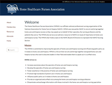 Tablet Screenshot of hhna.org